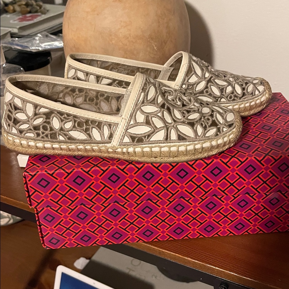 Tory Burch Rhea Ivory espadrille